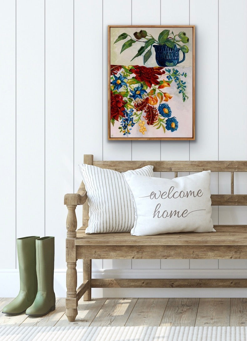 Souvenir Australiana - small blue jug