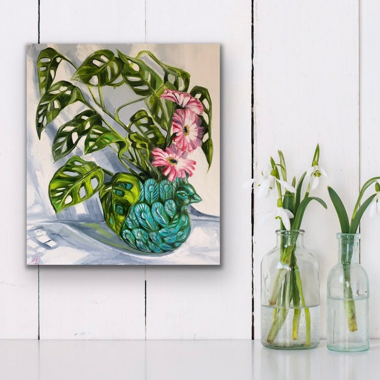 Peacock and Swiss Cheese