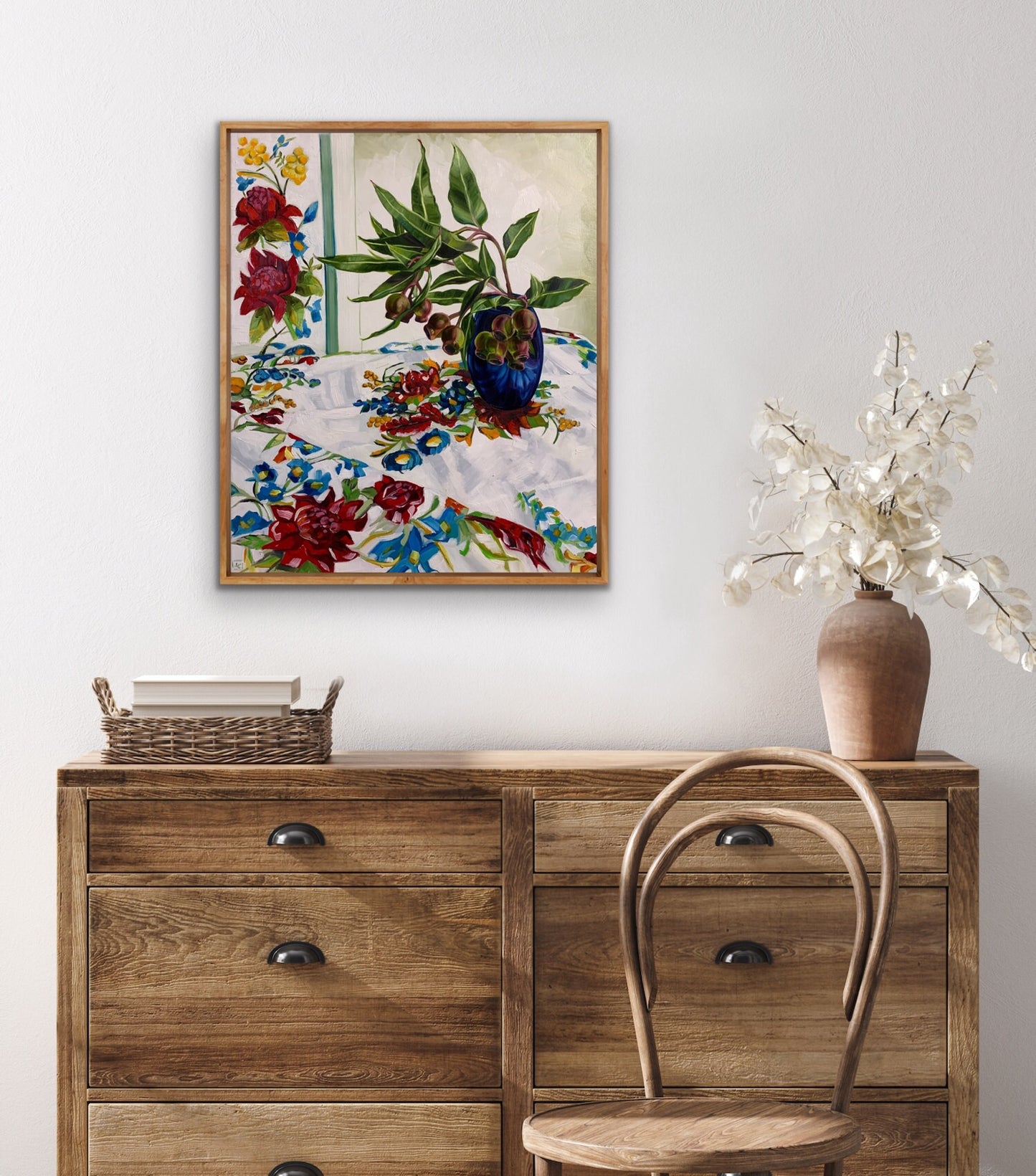 Souvenir and Gum nuts in Blue