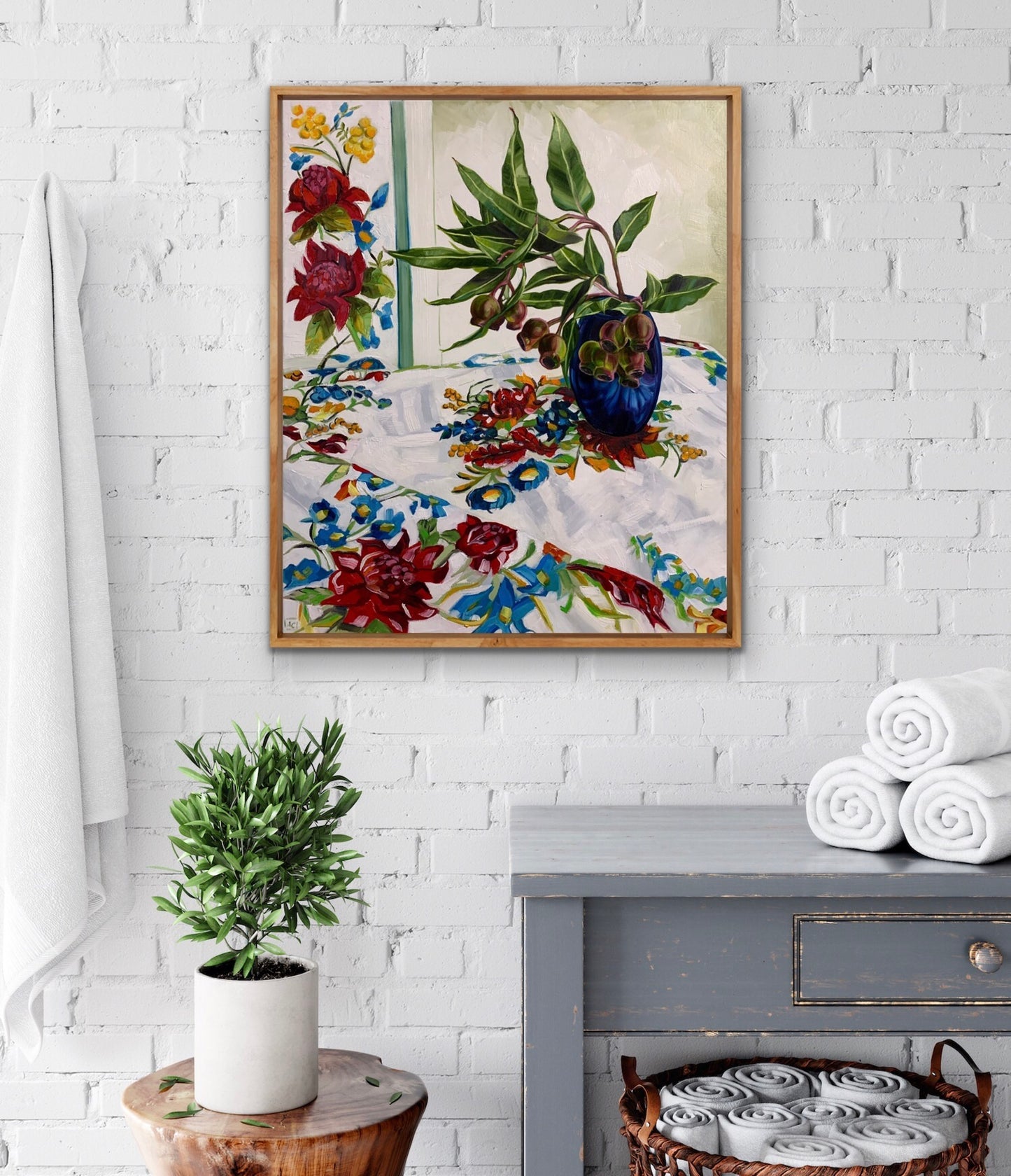 Souvenir and Gum nuts in Blue