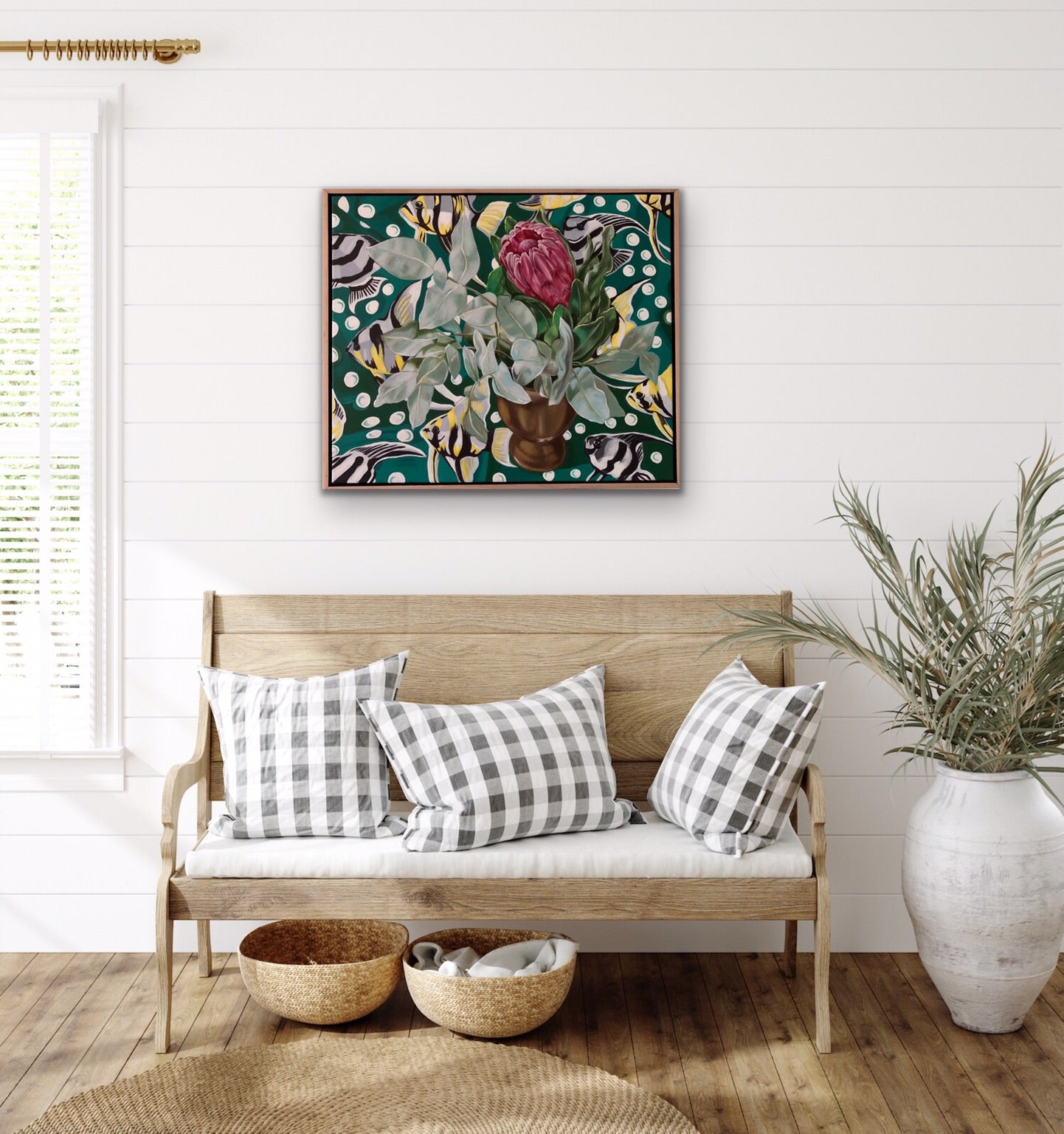 Gum leaves and the Angel Fish