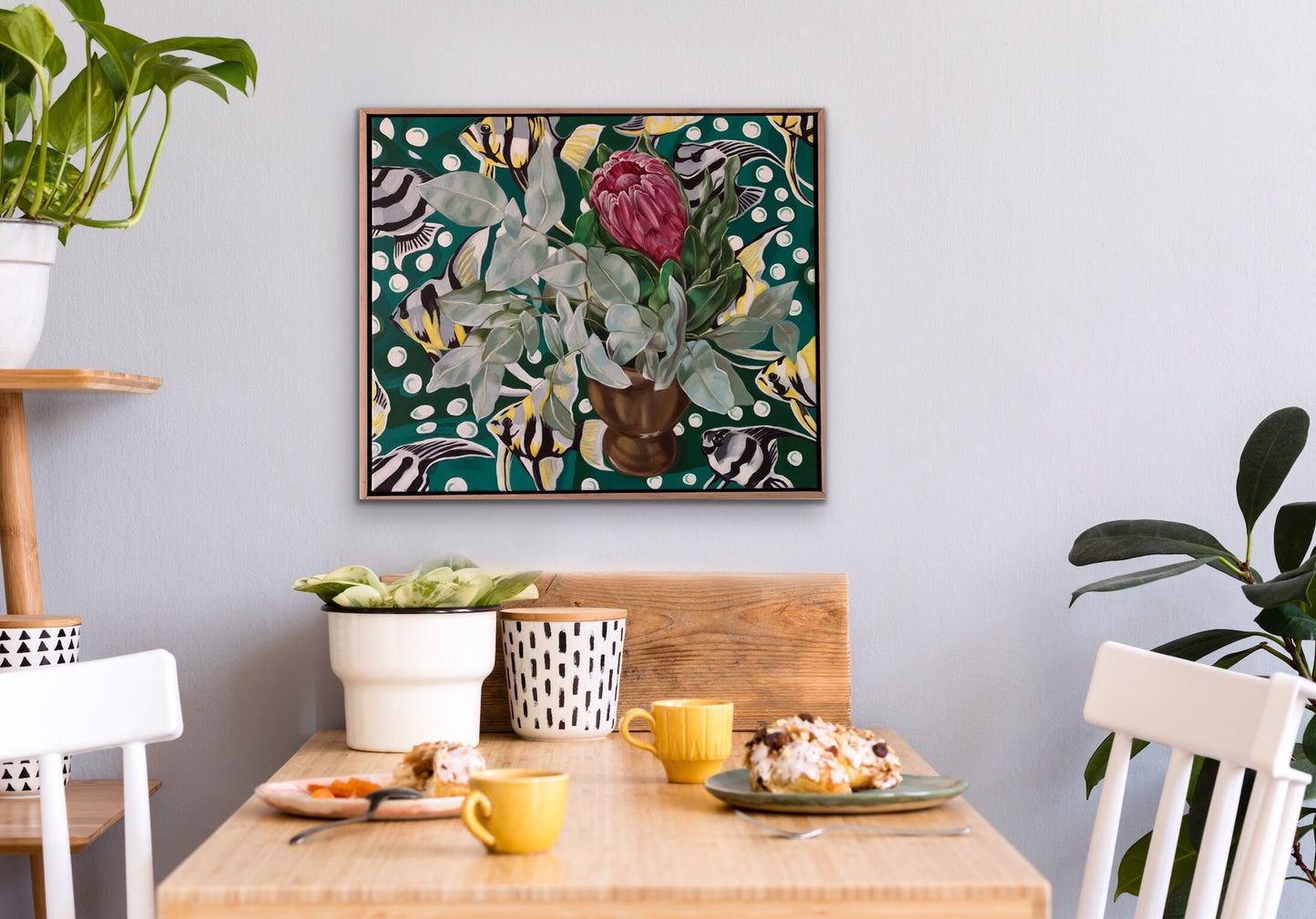 Gum leaves and the Angel Fish