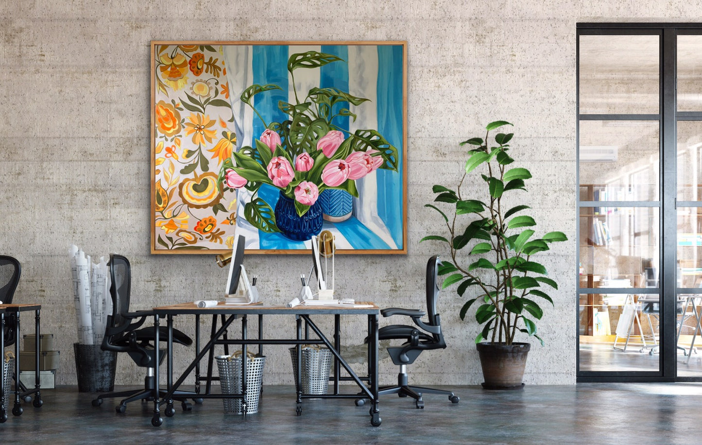 Tulips and Swiss Cheese