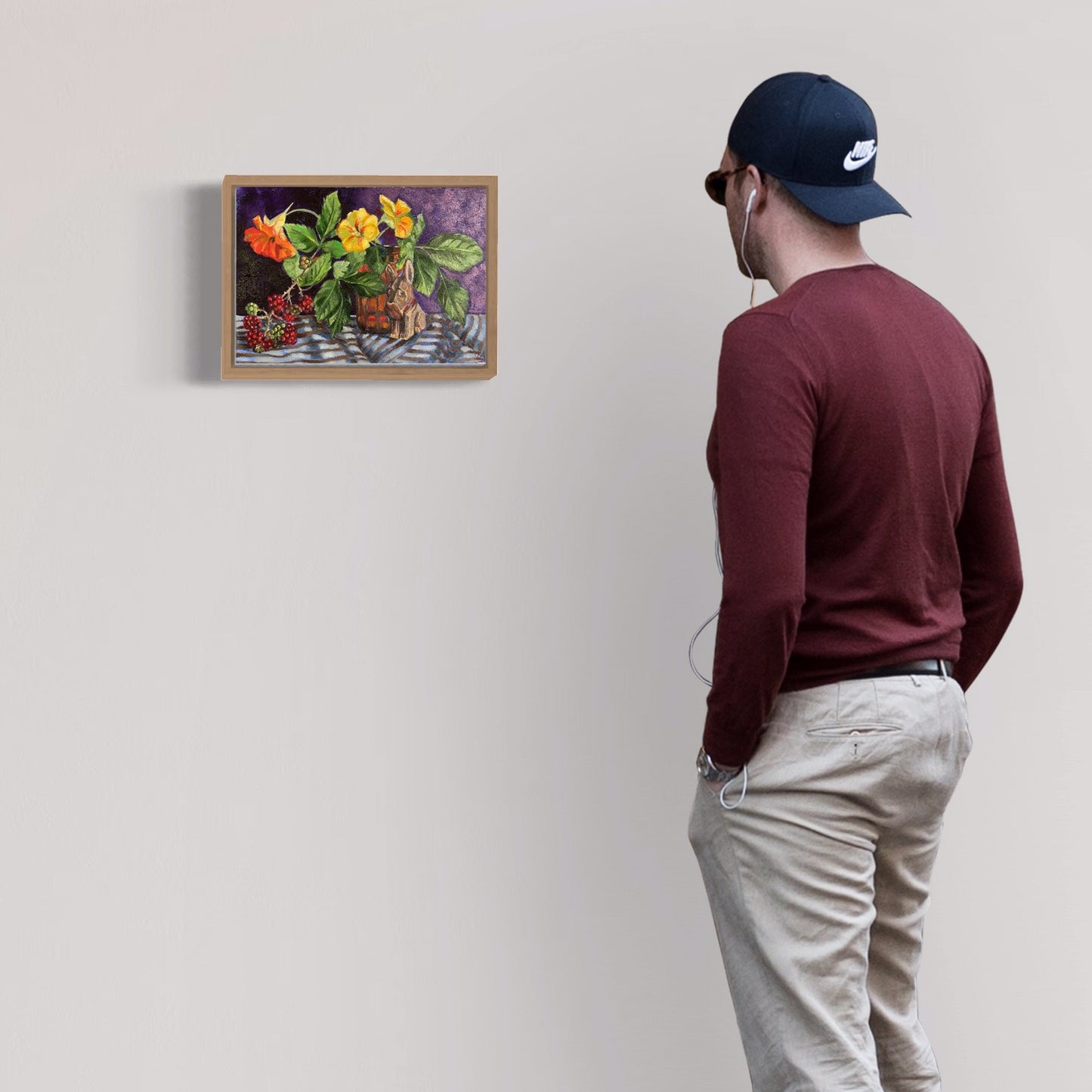 Blackberries with side eye