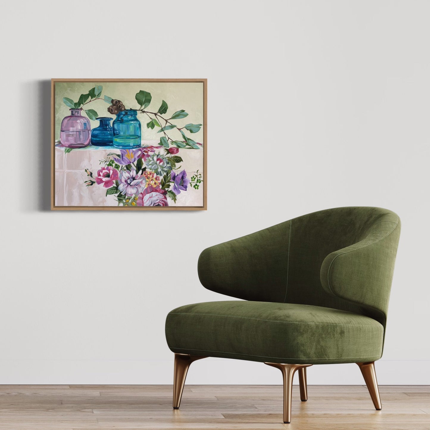 Dollar Gum and colour glass