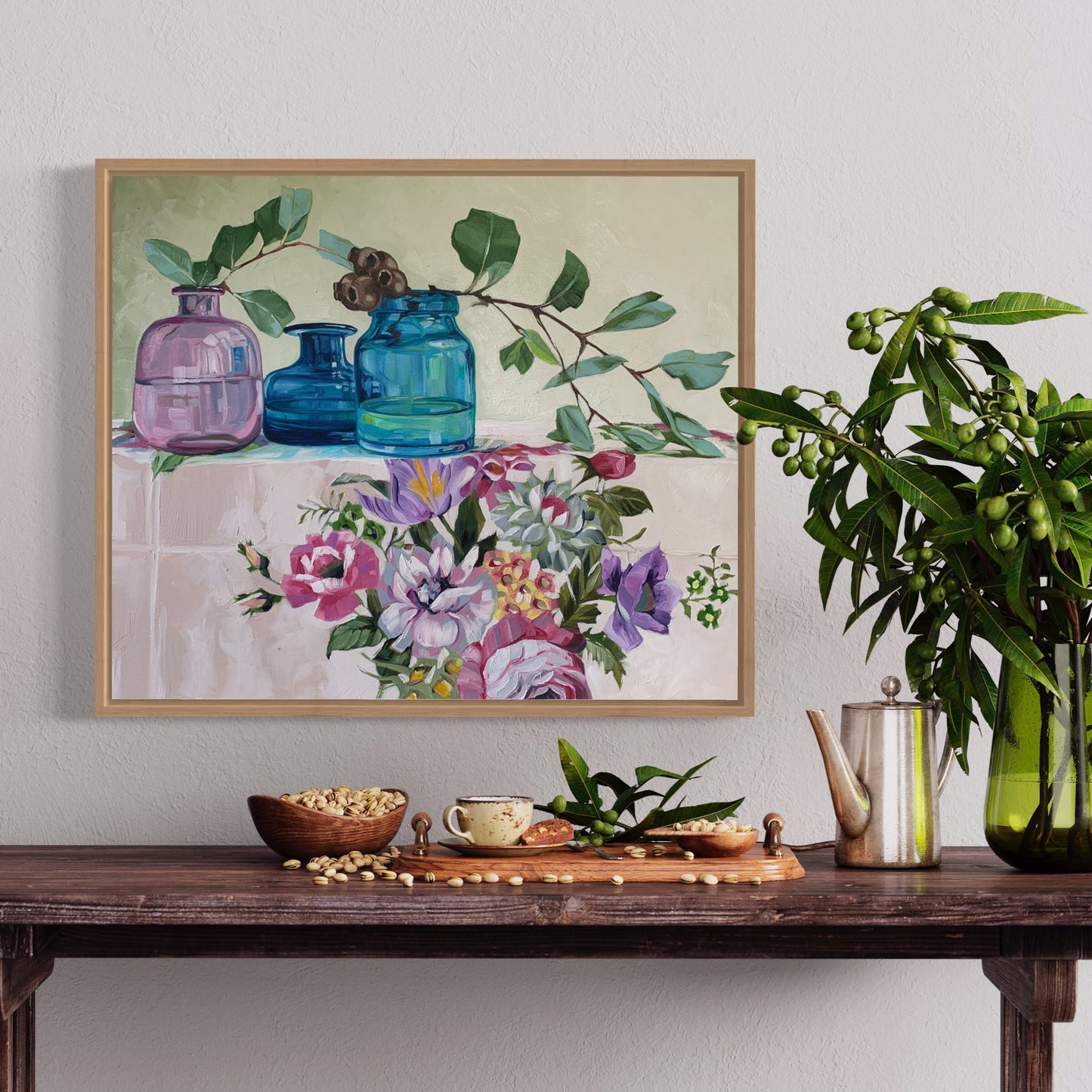 Dollar Gum and colour glass