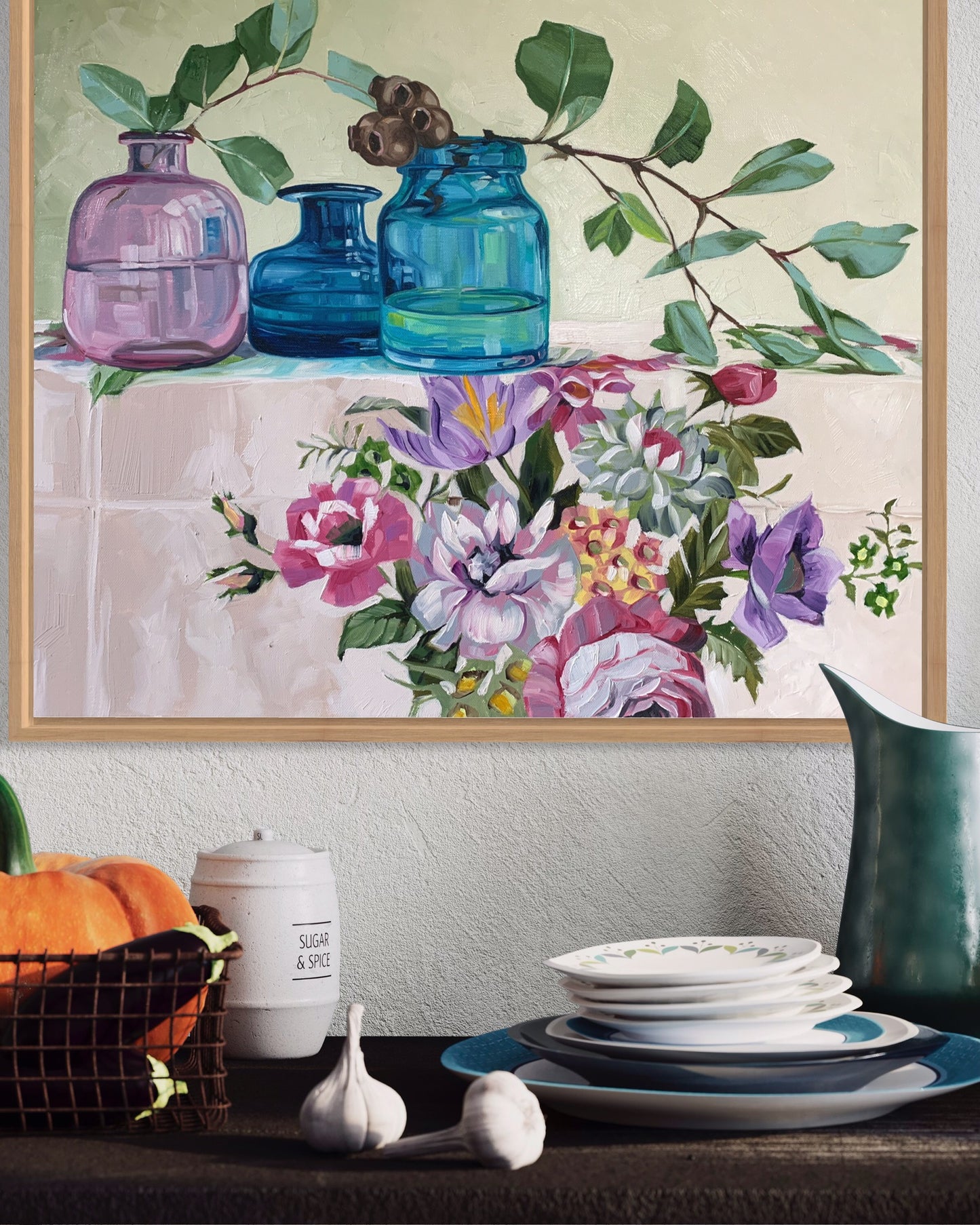 Dollar Gum and colour glass