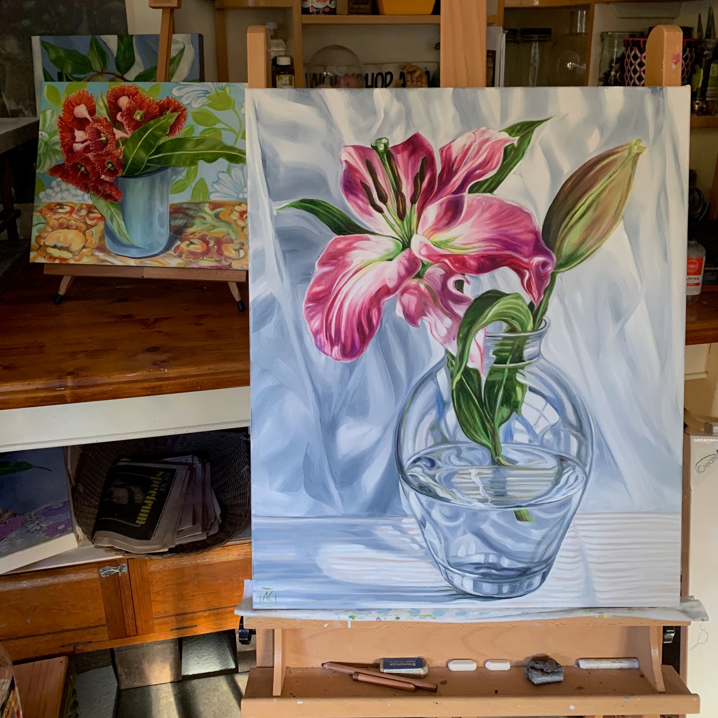 Siblings and Words of the Day - Pink Lilium