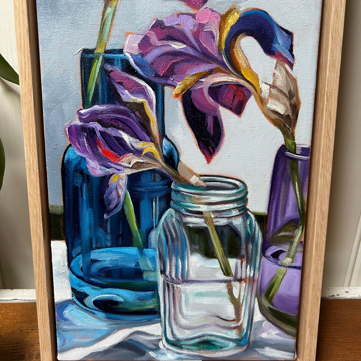 Iris - Purple Rain, Blue glass