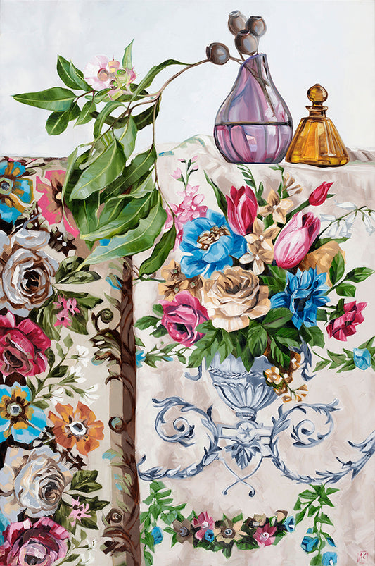 Floral Wreath and Gum Blossom