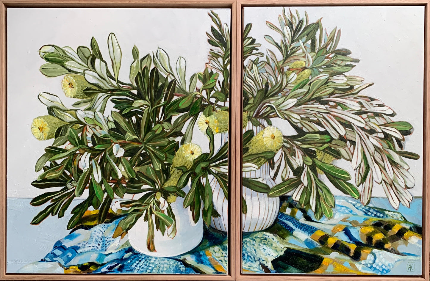 Banksia Sweep - Diptych