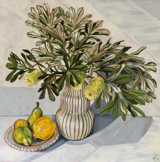 Coastal banksia and fruit plate