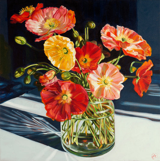 Poppies and Sunlight - Giclee Print Limited Edition