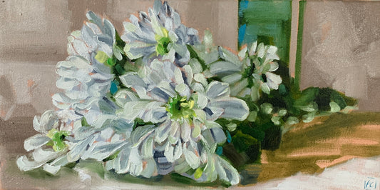 Daisy Throw on French Linen