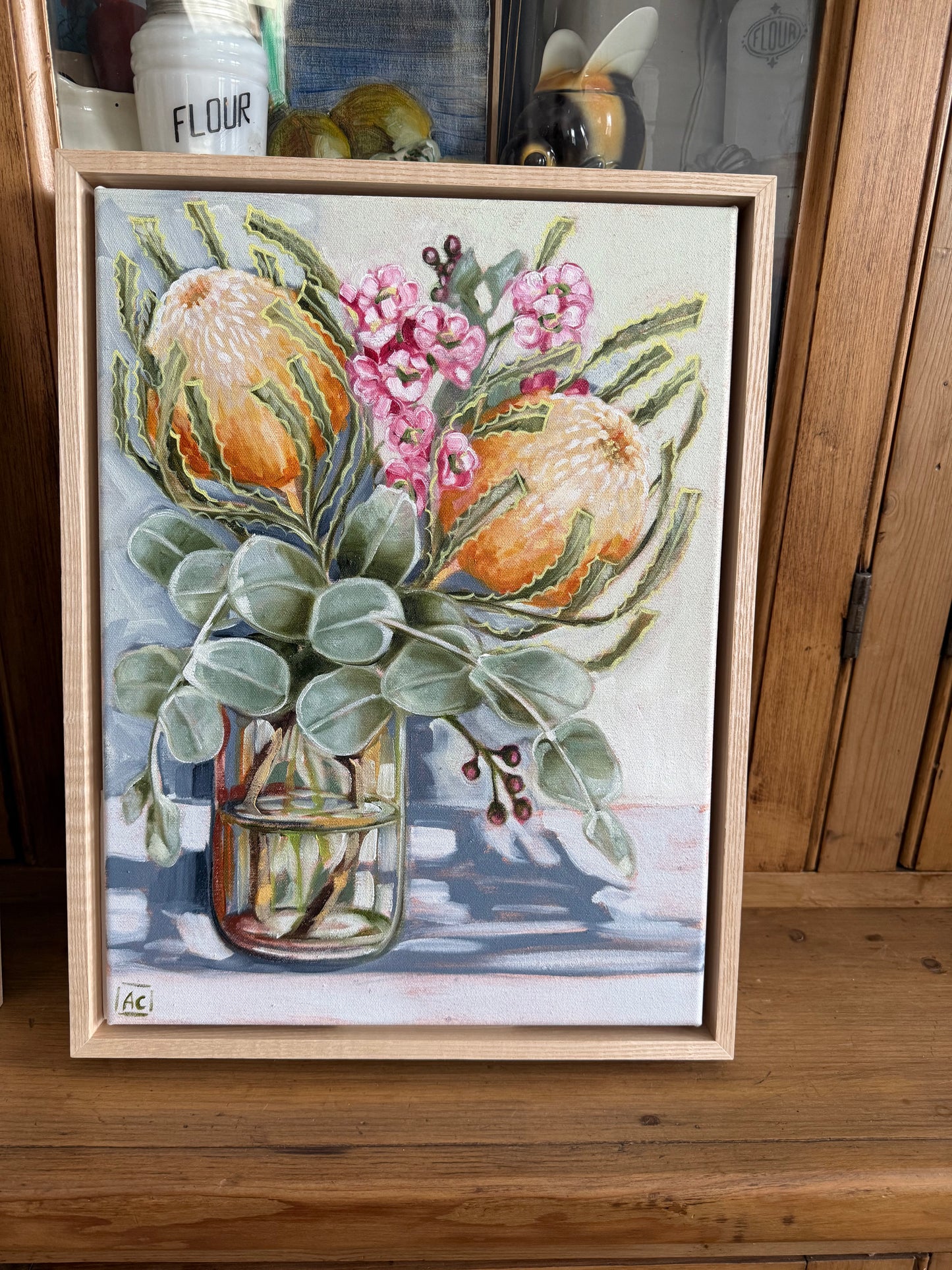 Banksia and wax flower #2