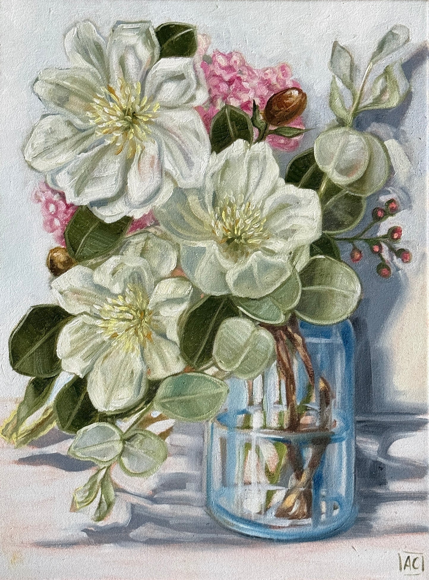 Magnolia and wax flower