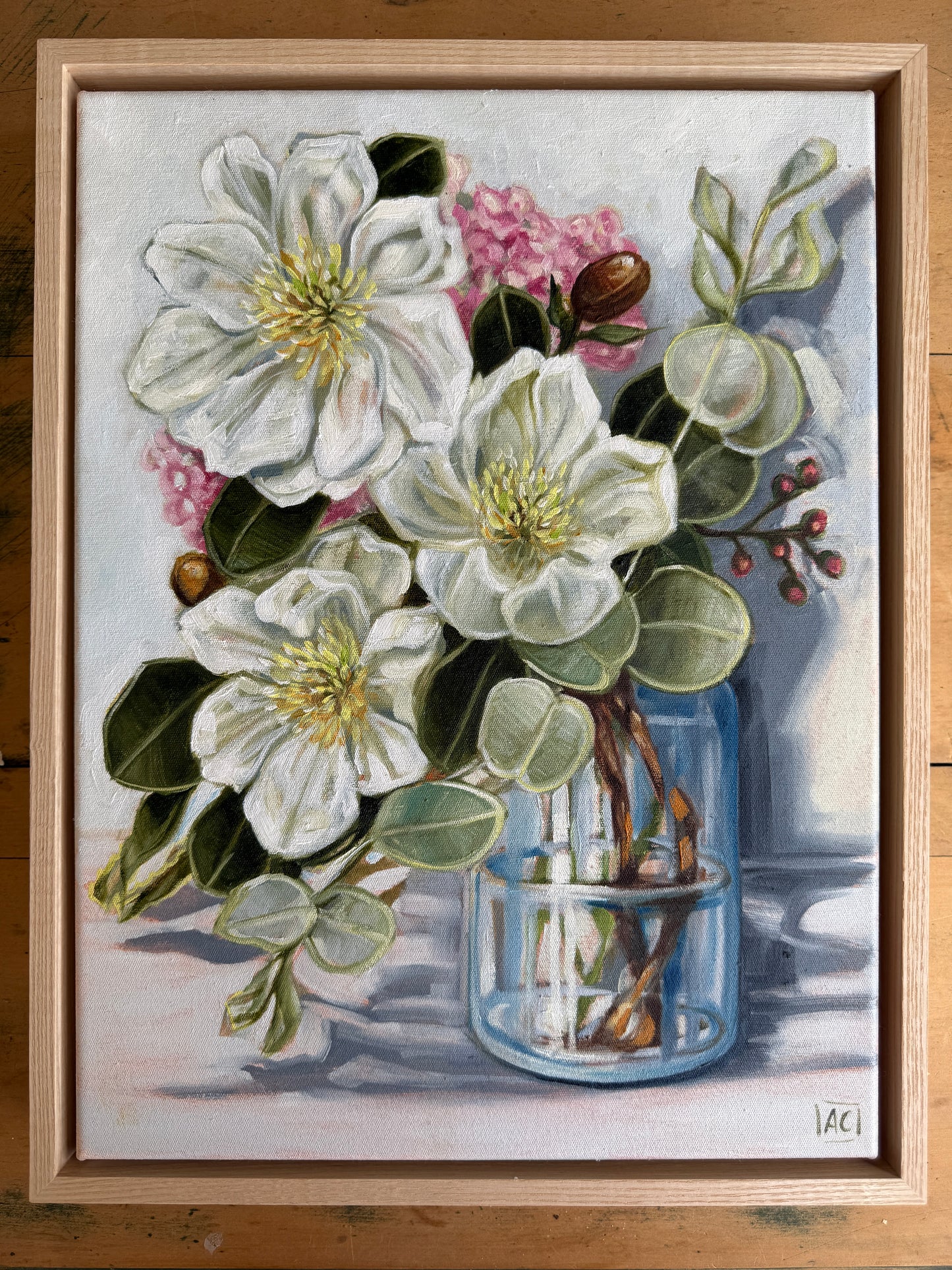 Magnolia and wax flower