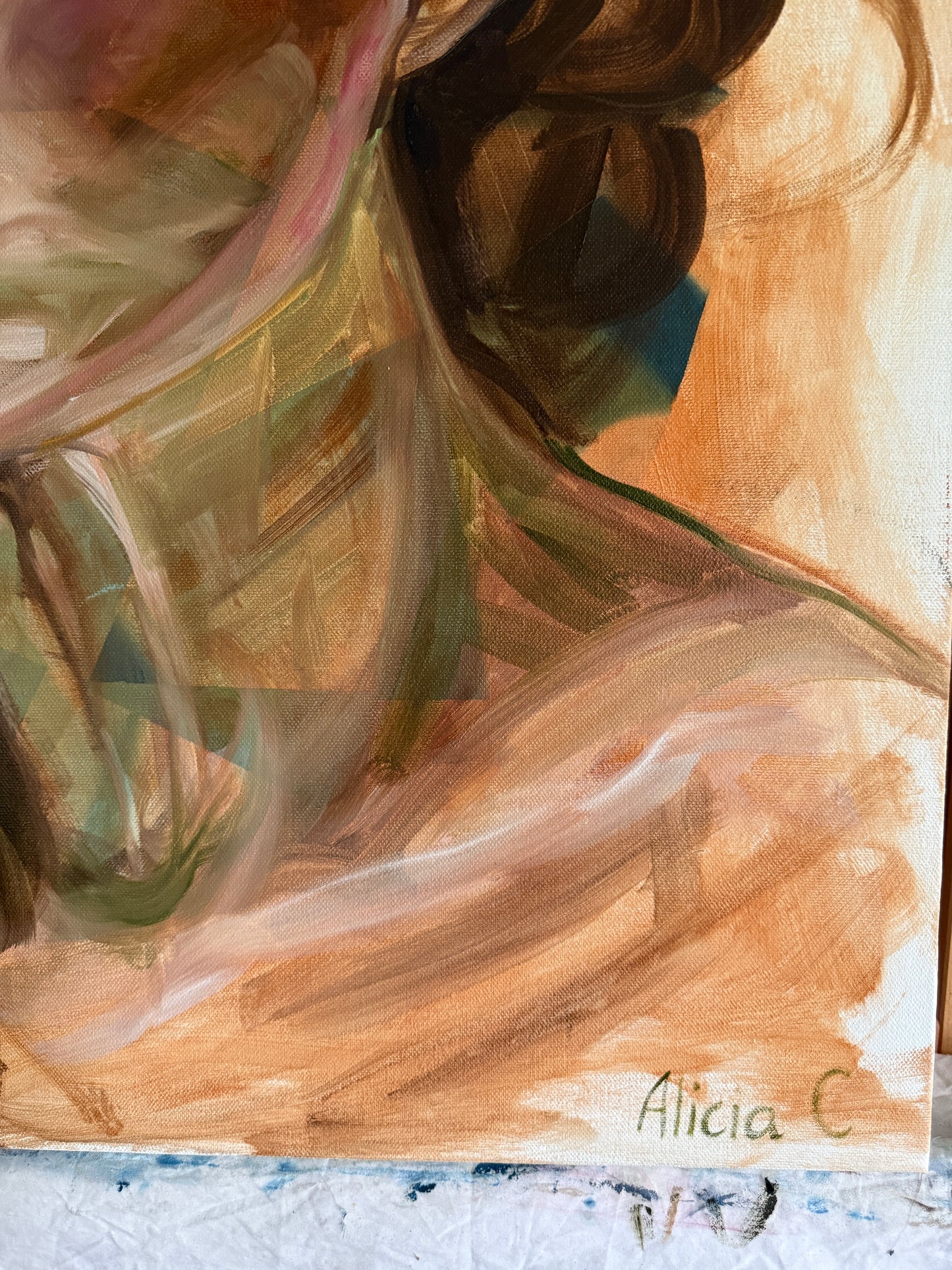 On the other side of you