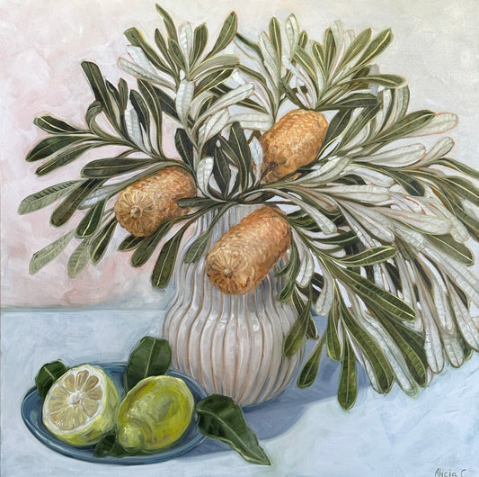 Coastal Banksia with lemon and lime