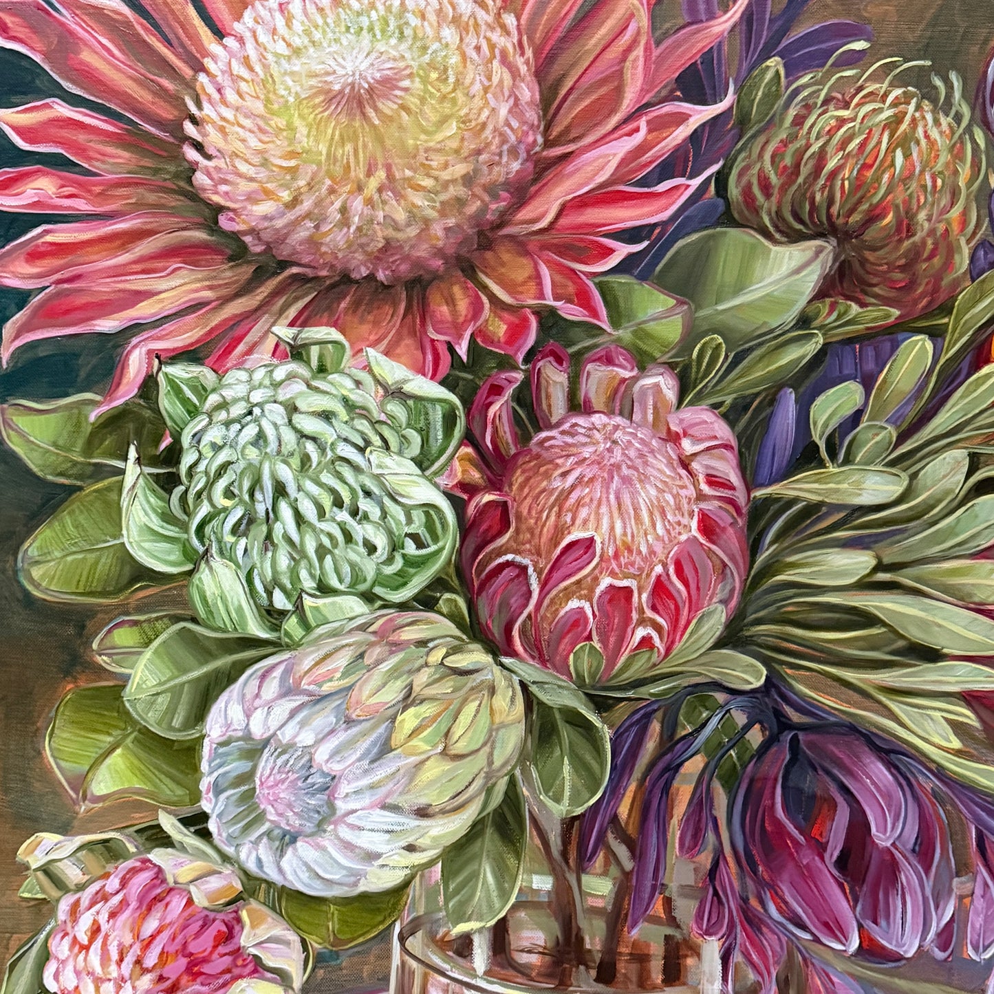 Snippets from the gardens on velvet