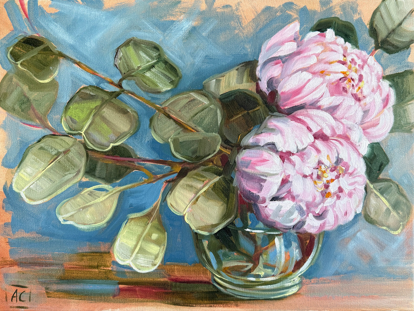 Peony and Dollar Gum Study 3