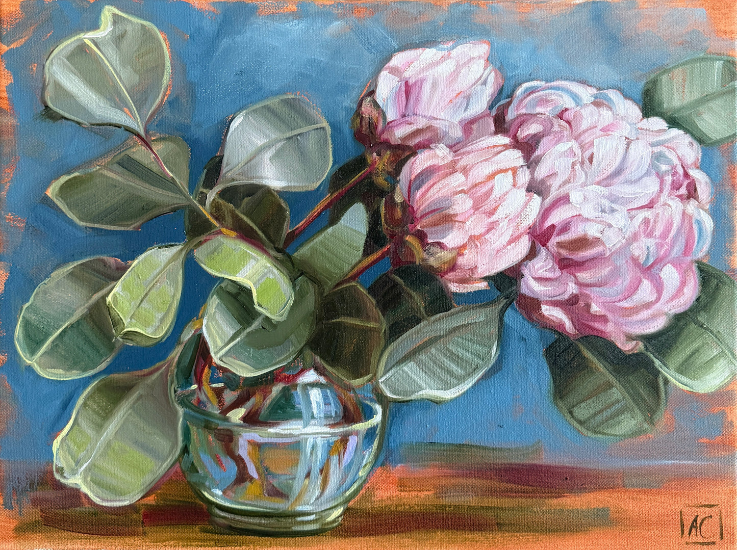 Peony and Dollar Gum Study 4