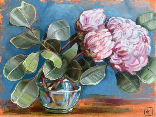 Peony and Dollar Gum Study 4