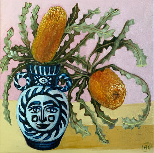 Banksias and sun vase – Seed Packet