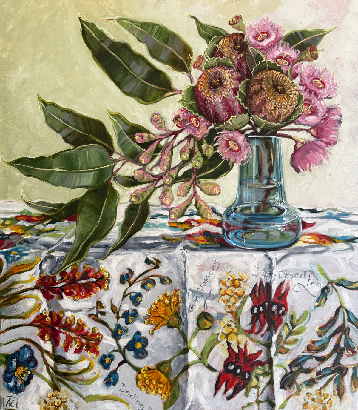 Souvenir - Gum Blossom and Banksia