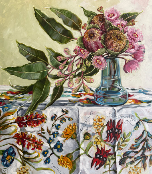 Souvenir - Gum Blossom and Banksia