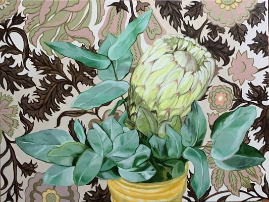 White bloom and the Retro gum leaves