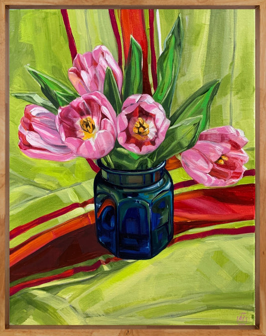 Lime and Tulips