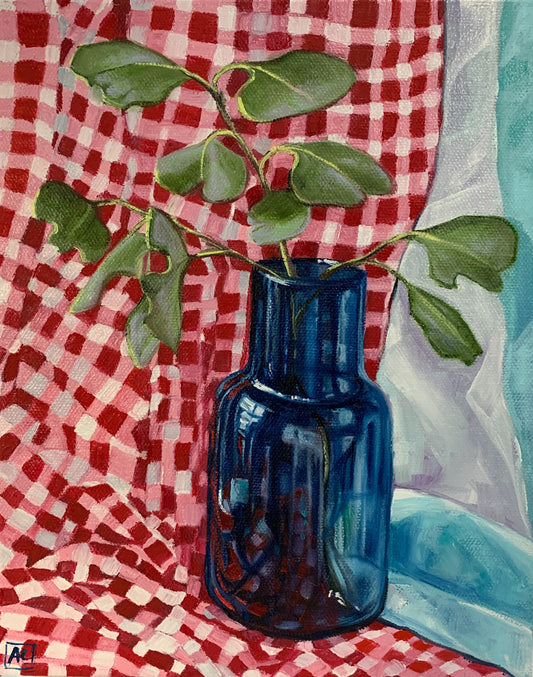 Dollar Gingham and Blue