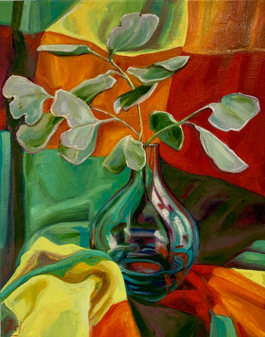 Dollars in Turquoise Vintage Blanket